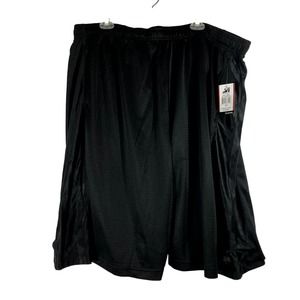 SP Active Men's Black Shorts Size 4XL New With Tags Pullon Elastic Waist=S